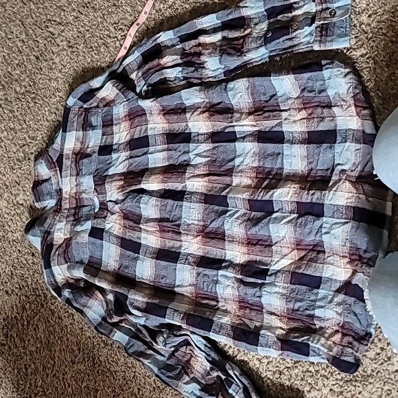 STUNNING COMO VINTAGE RSYON FLANNEL SOFT BUTTON DOWN SHIRT - Picture 8 of 10